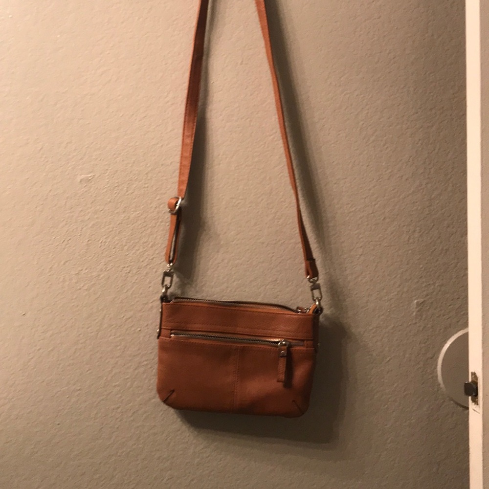 Small tan bag!